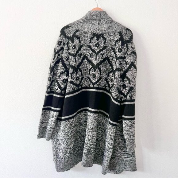 Isaac Mizrahi Live 100% Cashmere Gray Long Cardigan Sweater Sz 3X NWOT - Picture 5 of 5